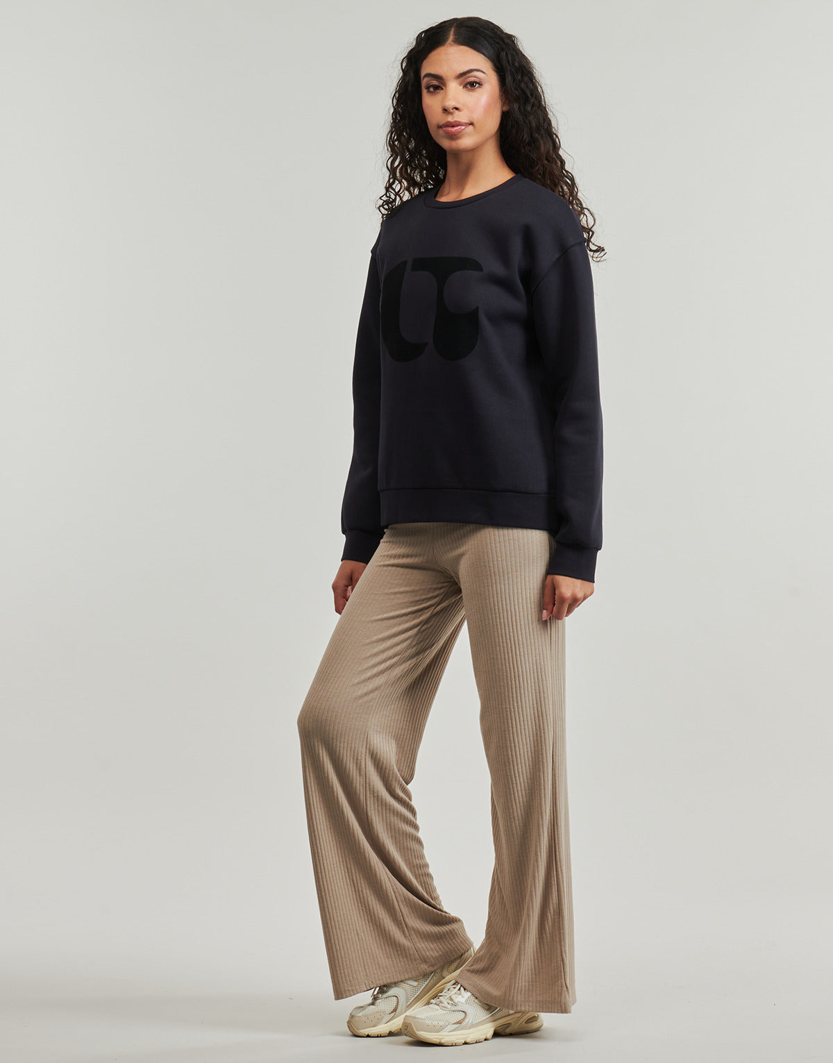 Pantaloni Sportivi Donna Only Play  ONPSEREN   Beige