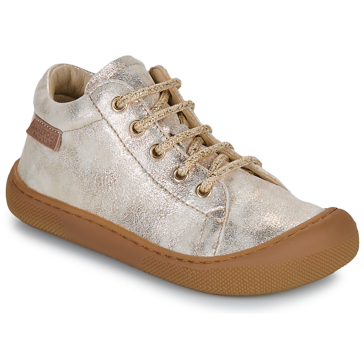 Scarpe bambini ragazza Naturino  BAREFOOT AMUR ZIP  Oro