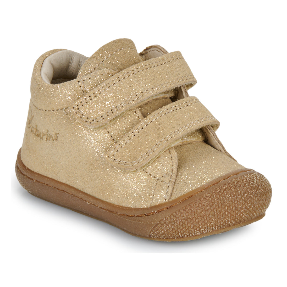 Scarpe bambini ragazza Naturino  COCOON VL SUEDE GLITTER  Oro
