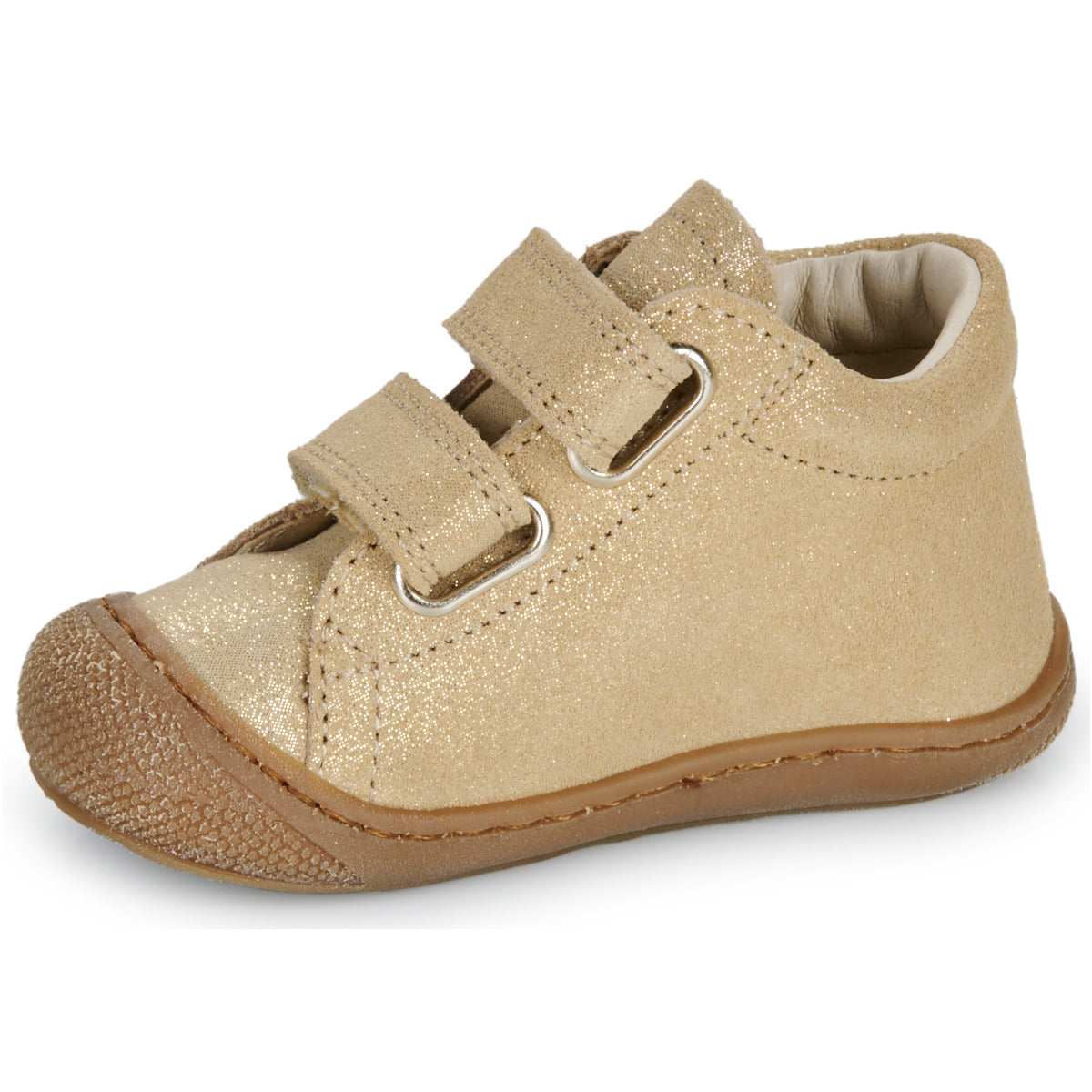 Scarpe bambini ragazza Naturino  COCOON VL SUEDE GLITTER  Oro