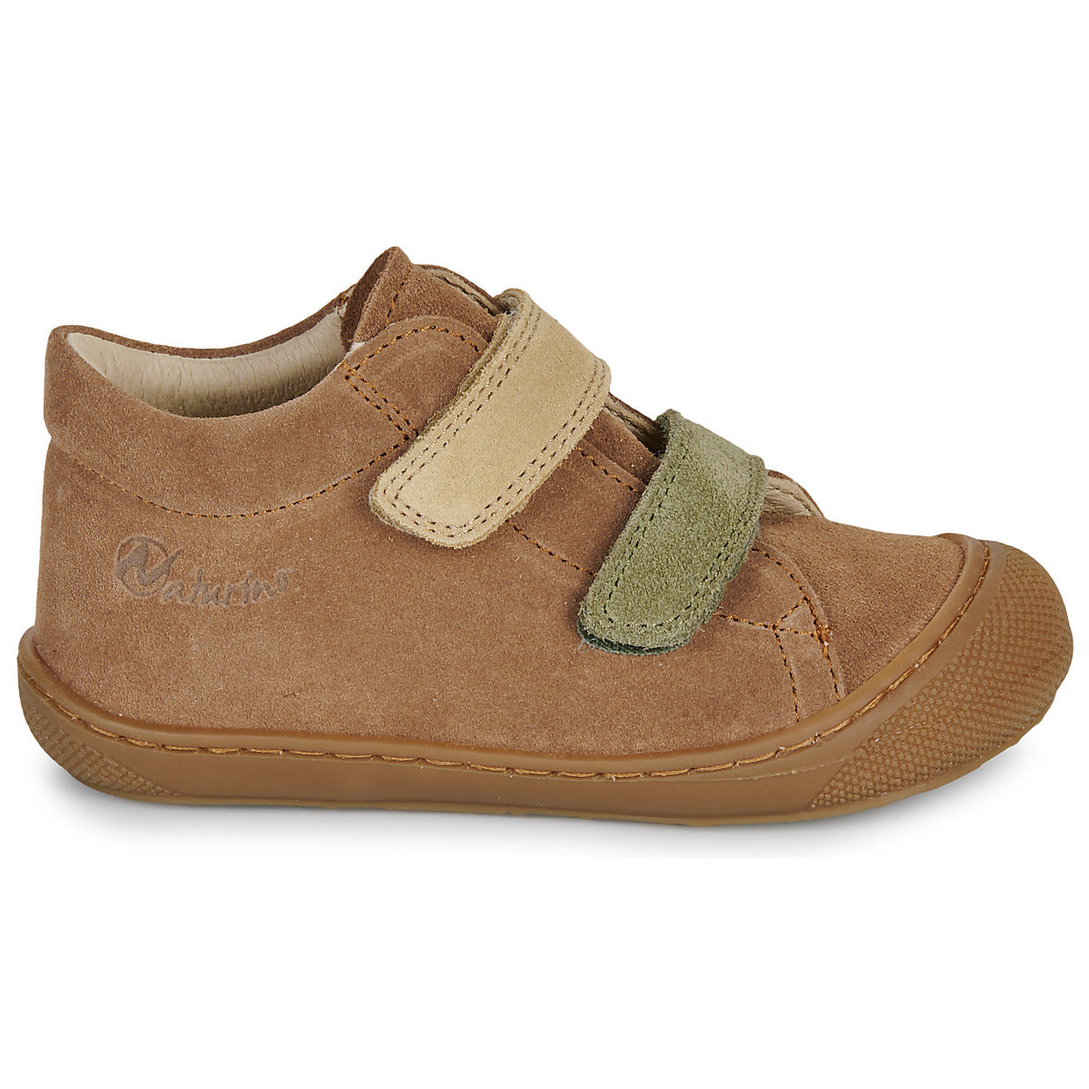 Scarpe bambini ragazzo Naturino  CORKEL VL SUEDE  Marrone