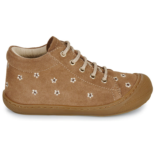 Scarpe bambini ragazza Naturino  COCOON EMBR ZIP  Beige