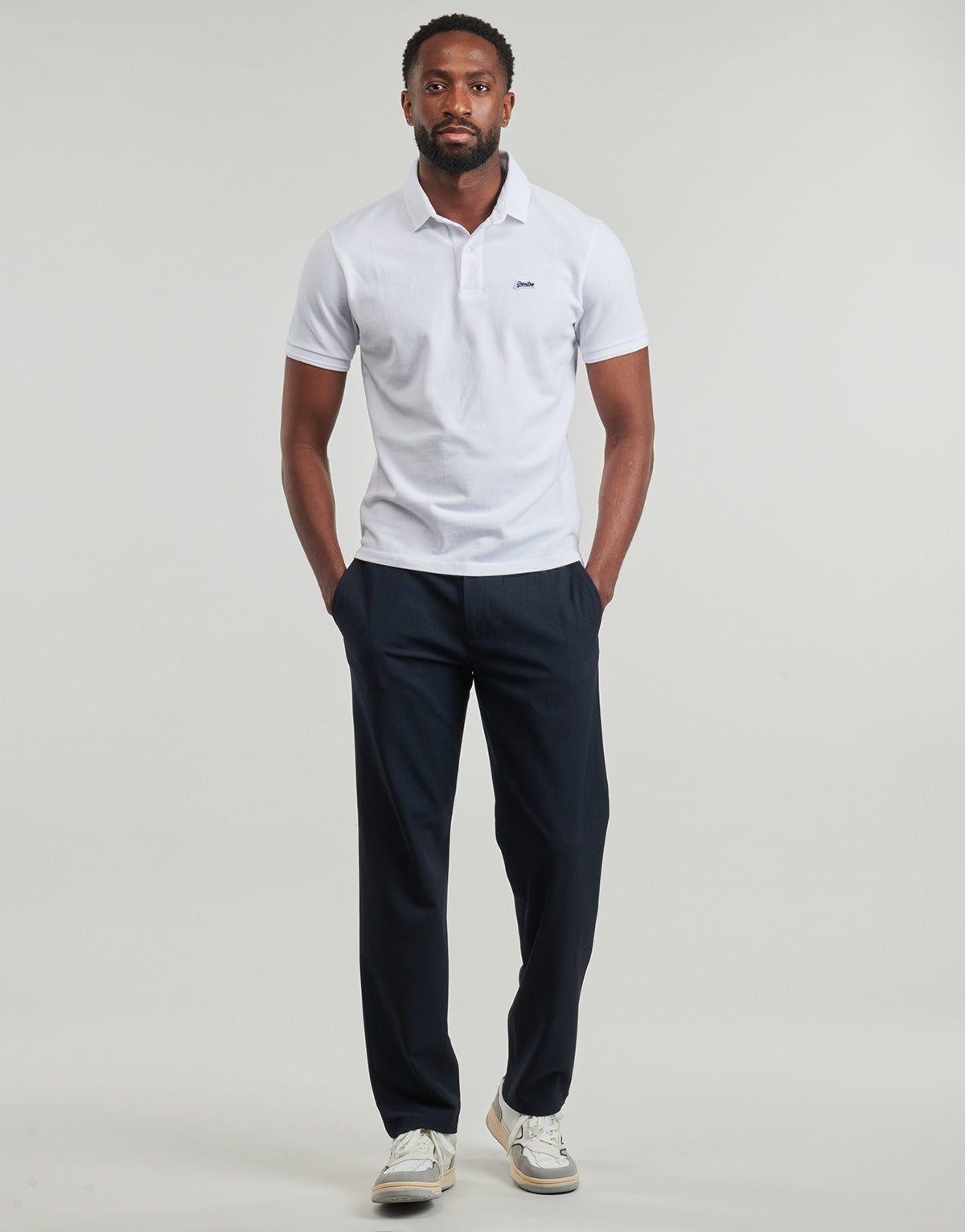 Pantalone Chino Uomo Selected  SLH196-STRAIGHT  Marine