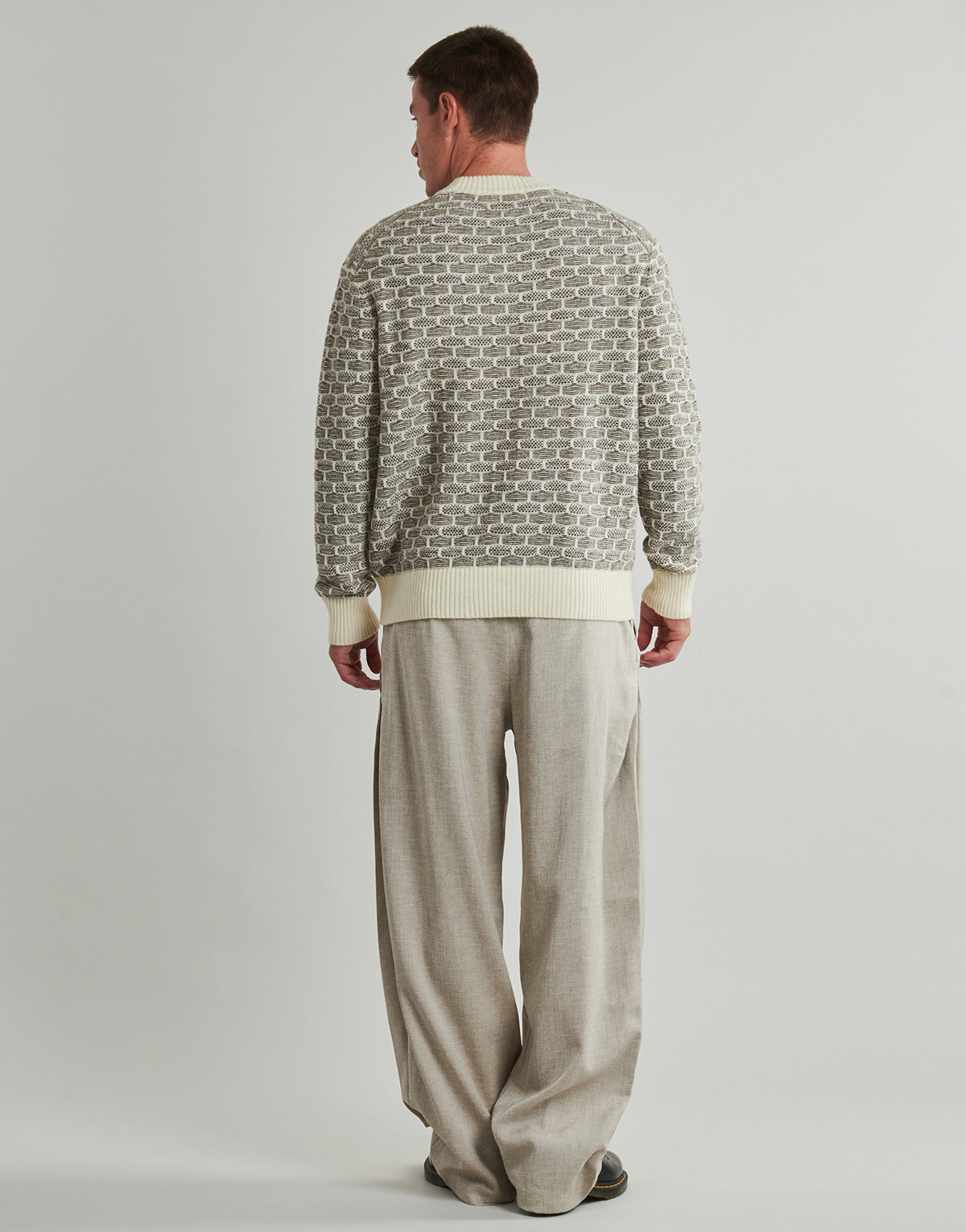 Maglione Uomo Selected  SLHKEITH LS KNIT  Beige