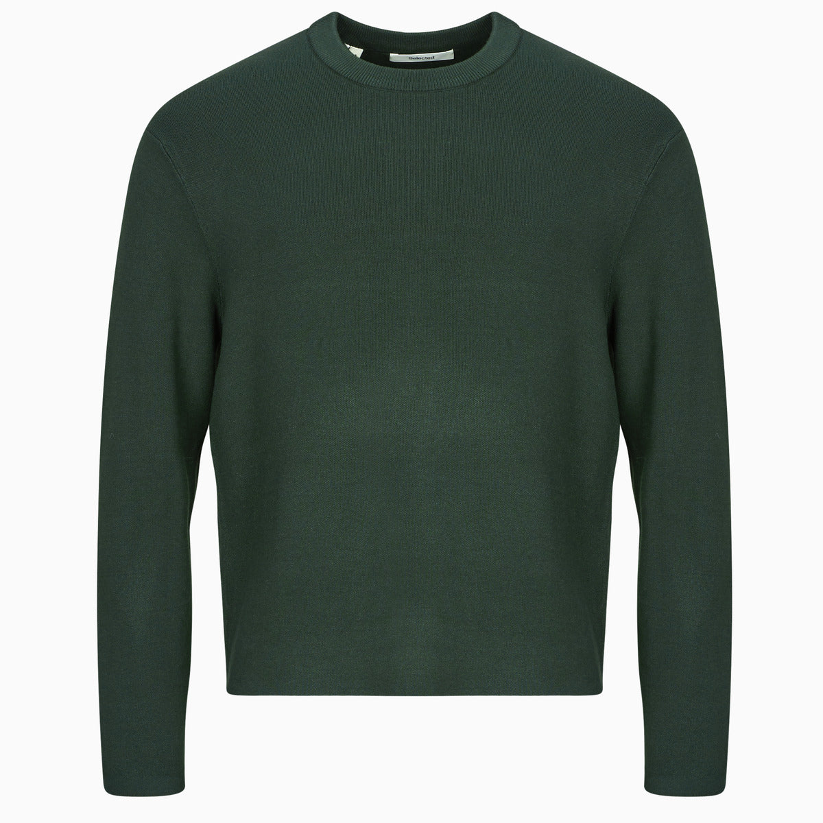 Maglione Uomo Selected  SLHTELLER FN RELAXED CREW NECK  Verde
