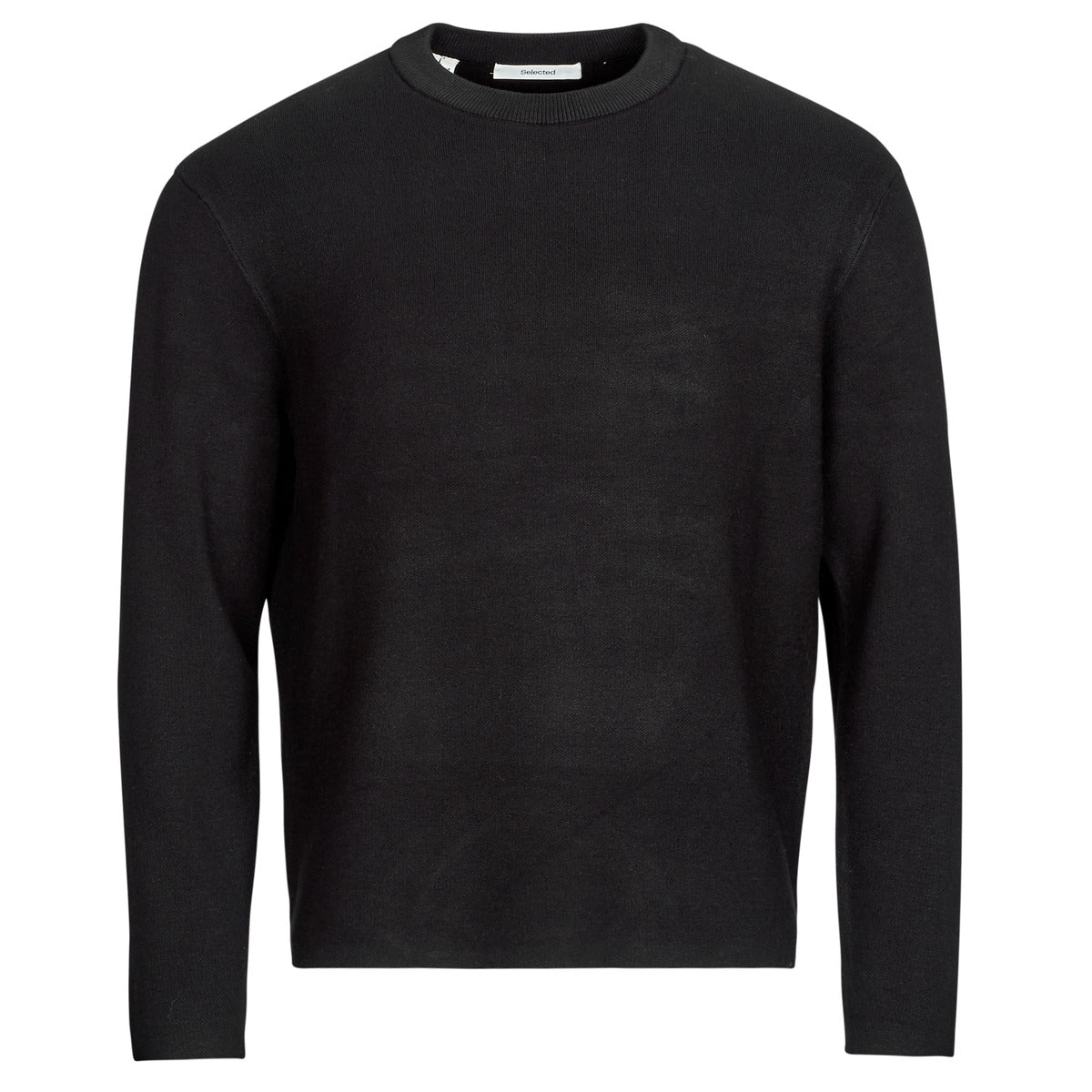 Maglione Uomo Selected  SLHTELLER FN RELAXED CREW NECK  Nero