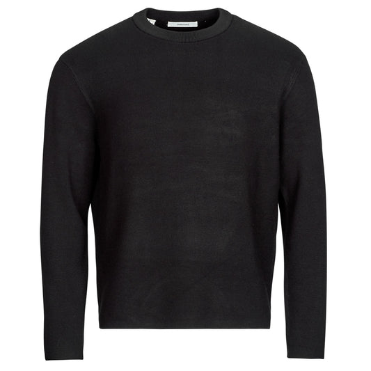 Maglione Uomo Selected  SLHTELLER FN RELAXED CREW NECK  Nero