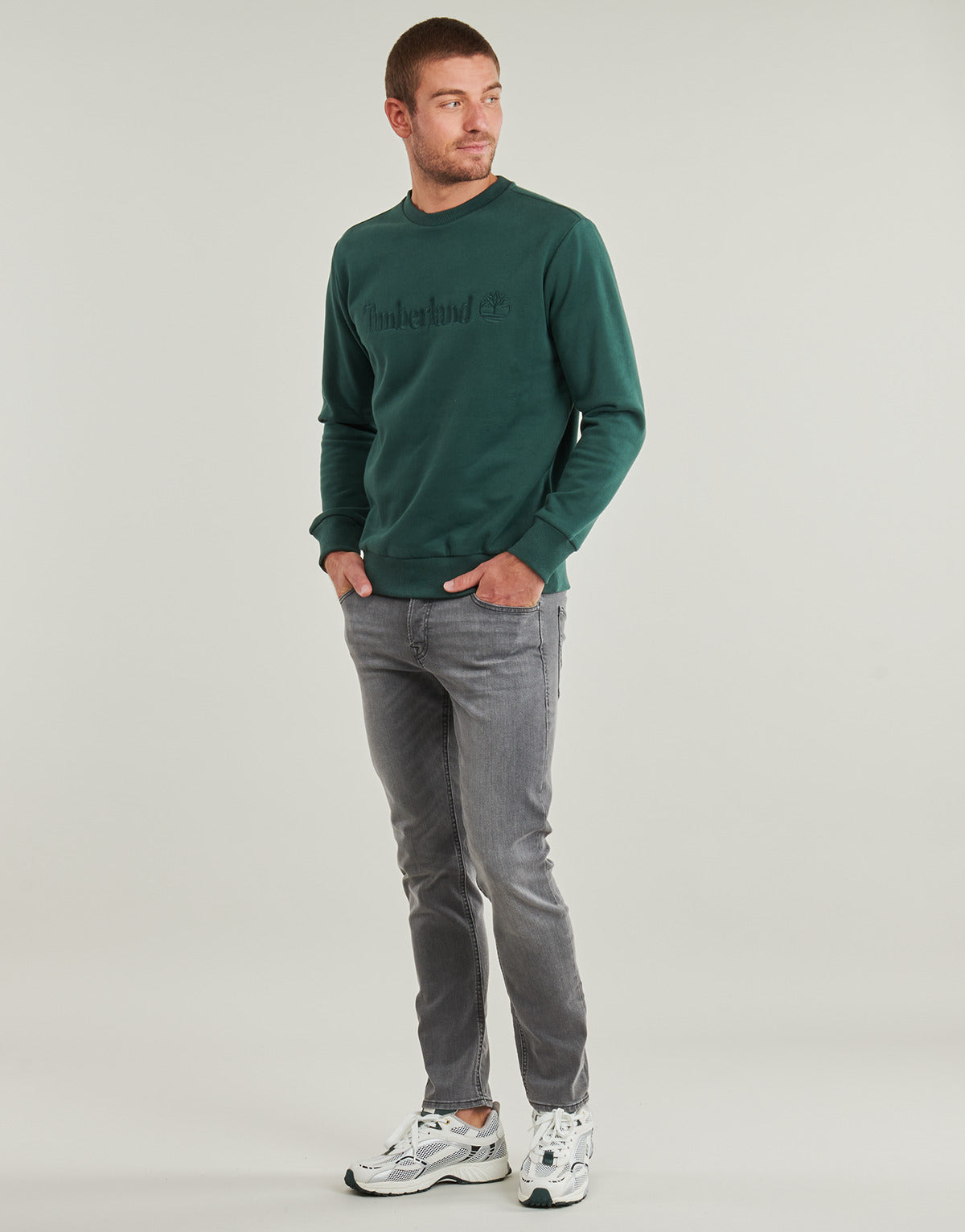 Jeans Slim Uomo Jack & Jones  JJIGLENN  Nero