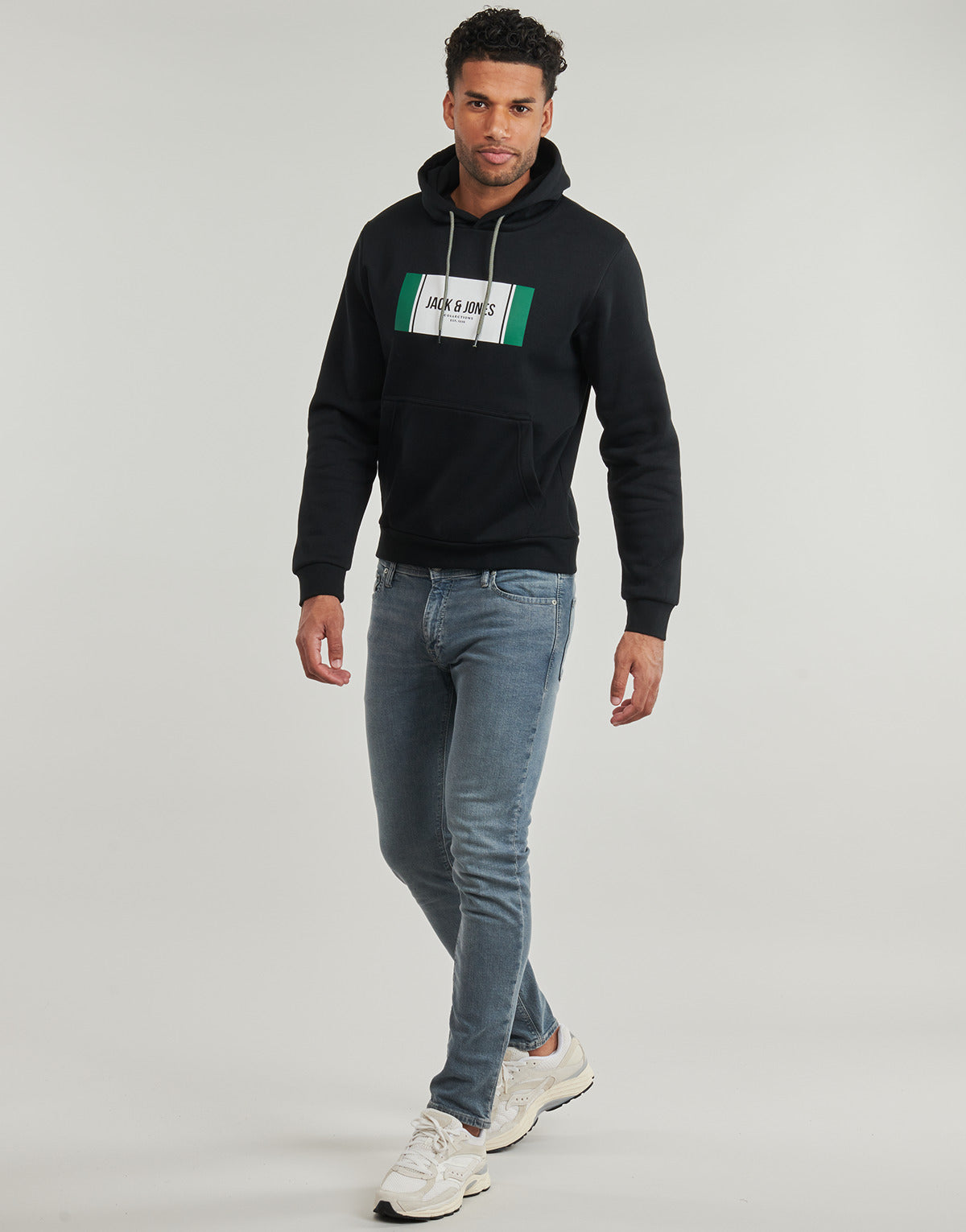 Felpa Uomo Jack & Jones  JJHAYATO  Nero