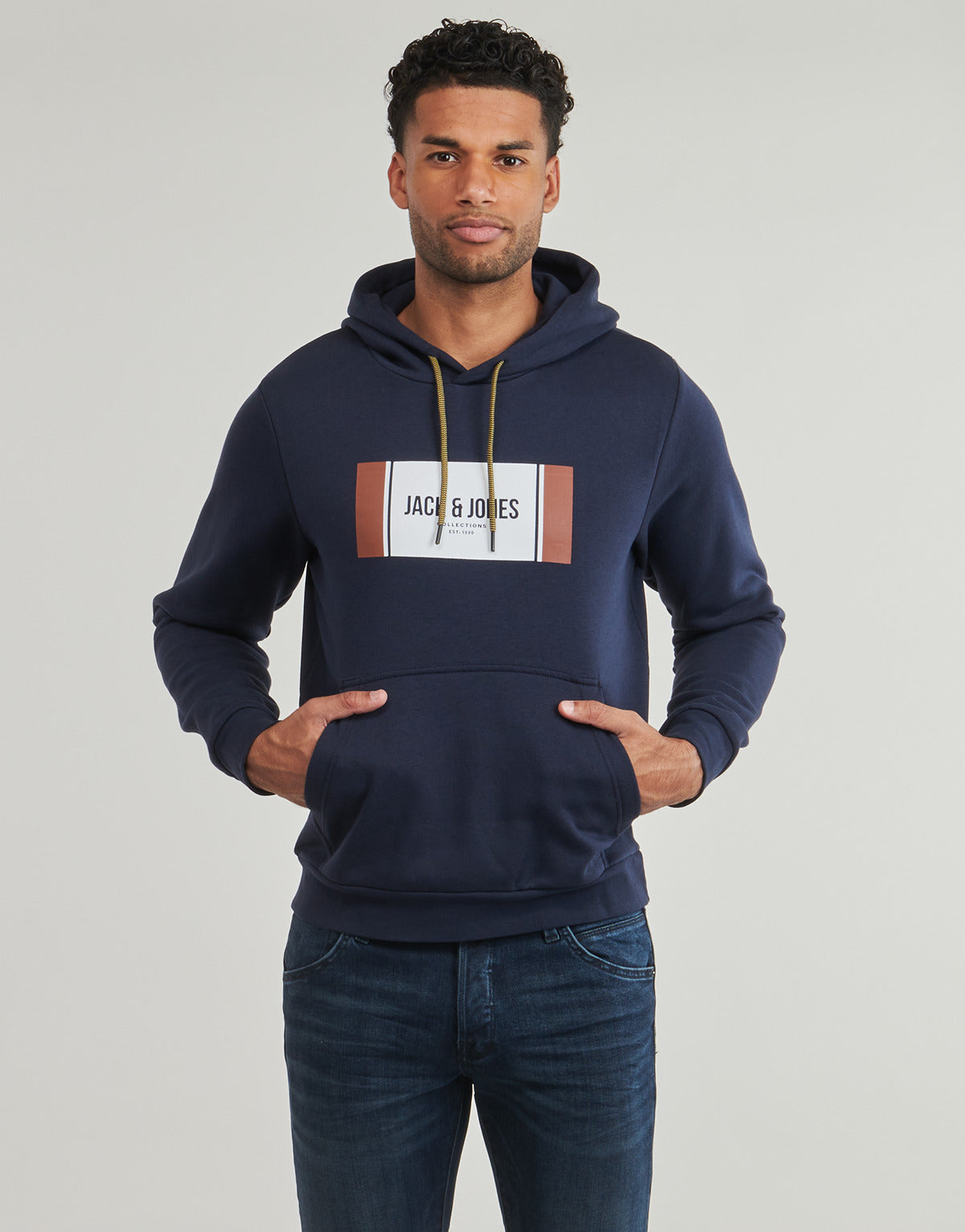 Felpa Uomo Jack & Jones  JJHAYATO  Marine