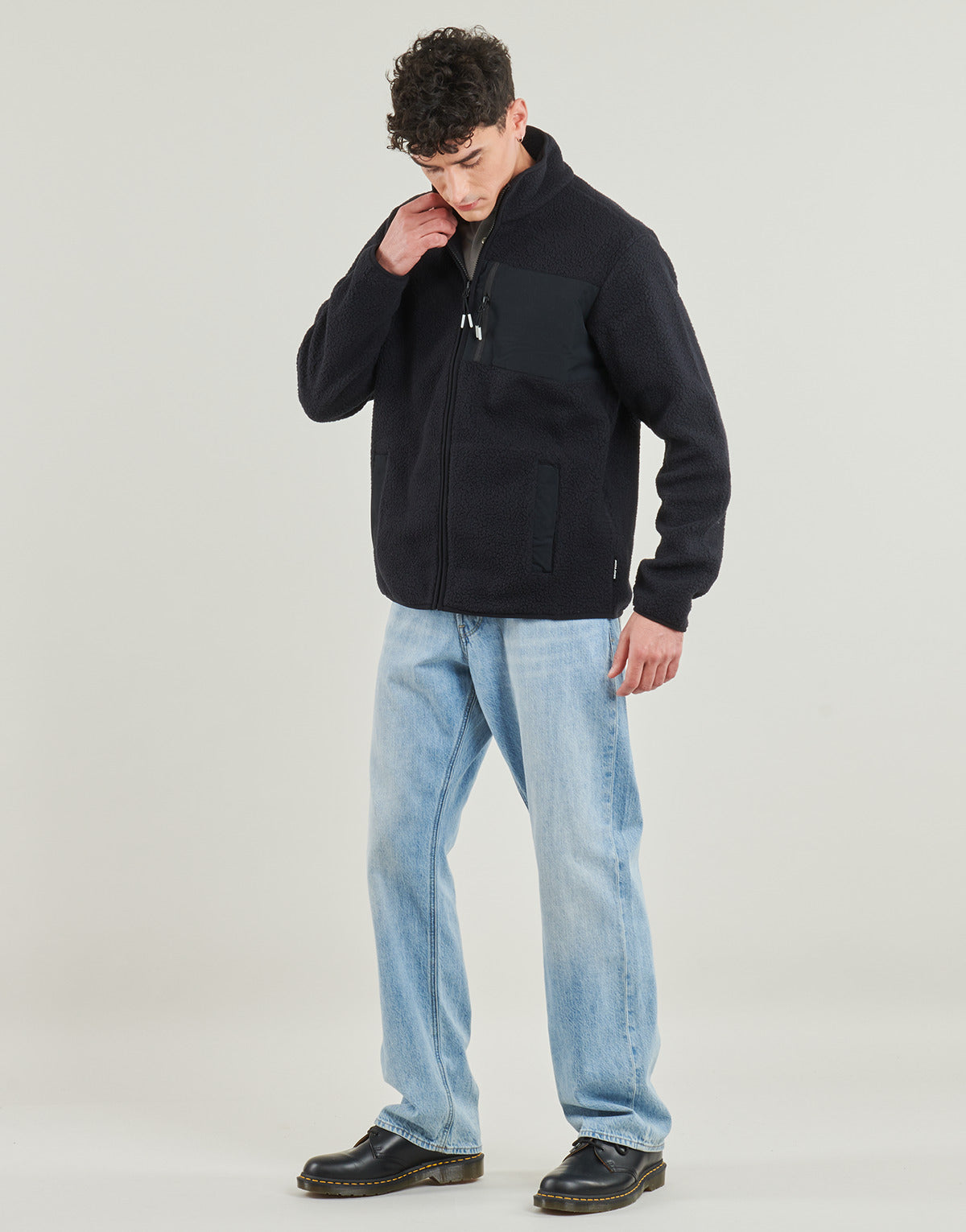 Felpa Uomo Jack & Jones  JJTHATCHER  Nero