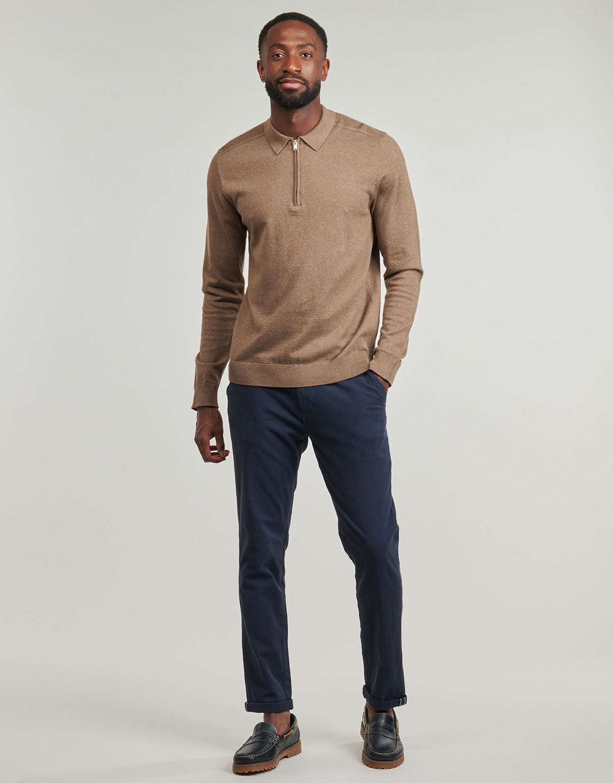 Pantalone Chino Uomo Jack & Jones  JPSTMARCO FURY  Marine