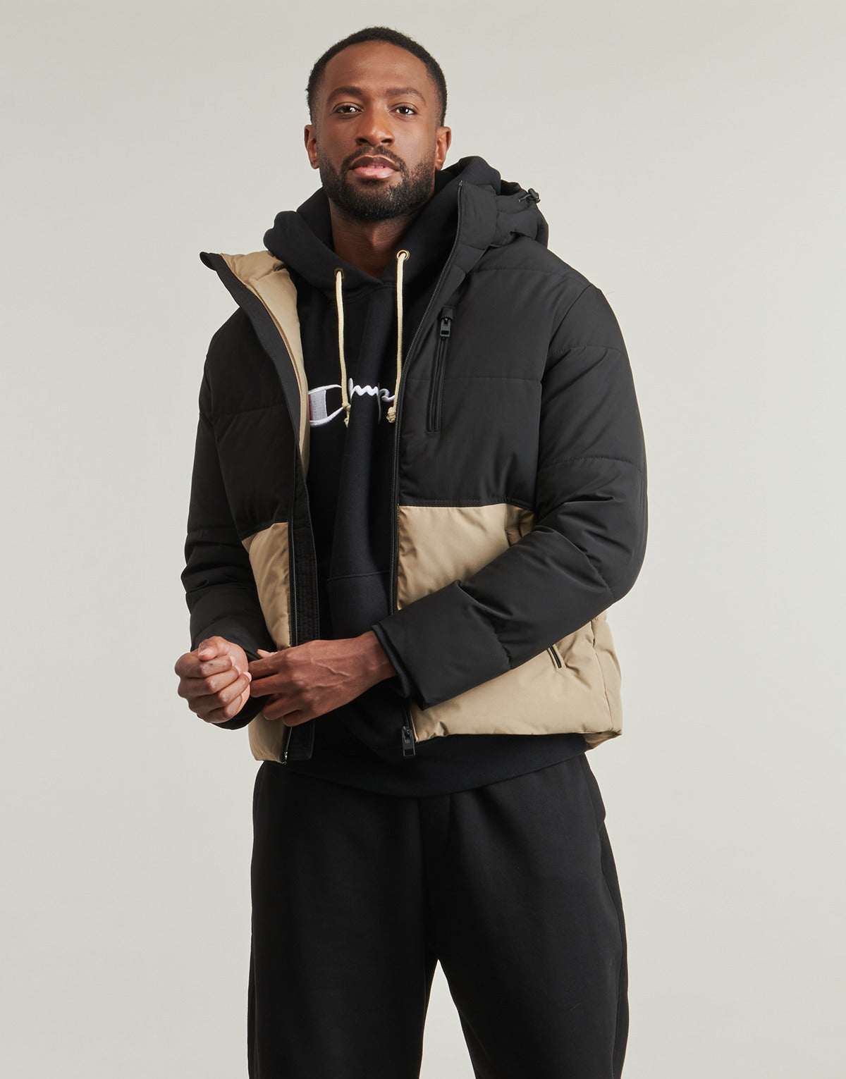 Piumino Uomo Jack & Jones  JJEOWEN PUFFER SN  Nero