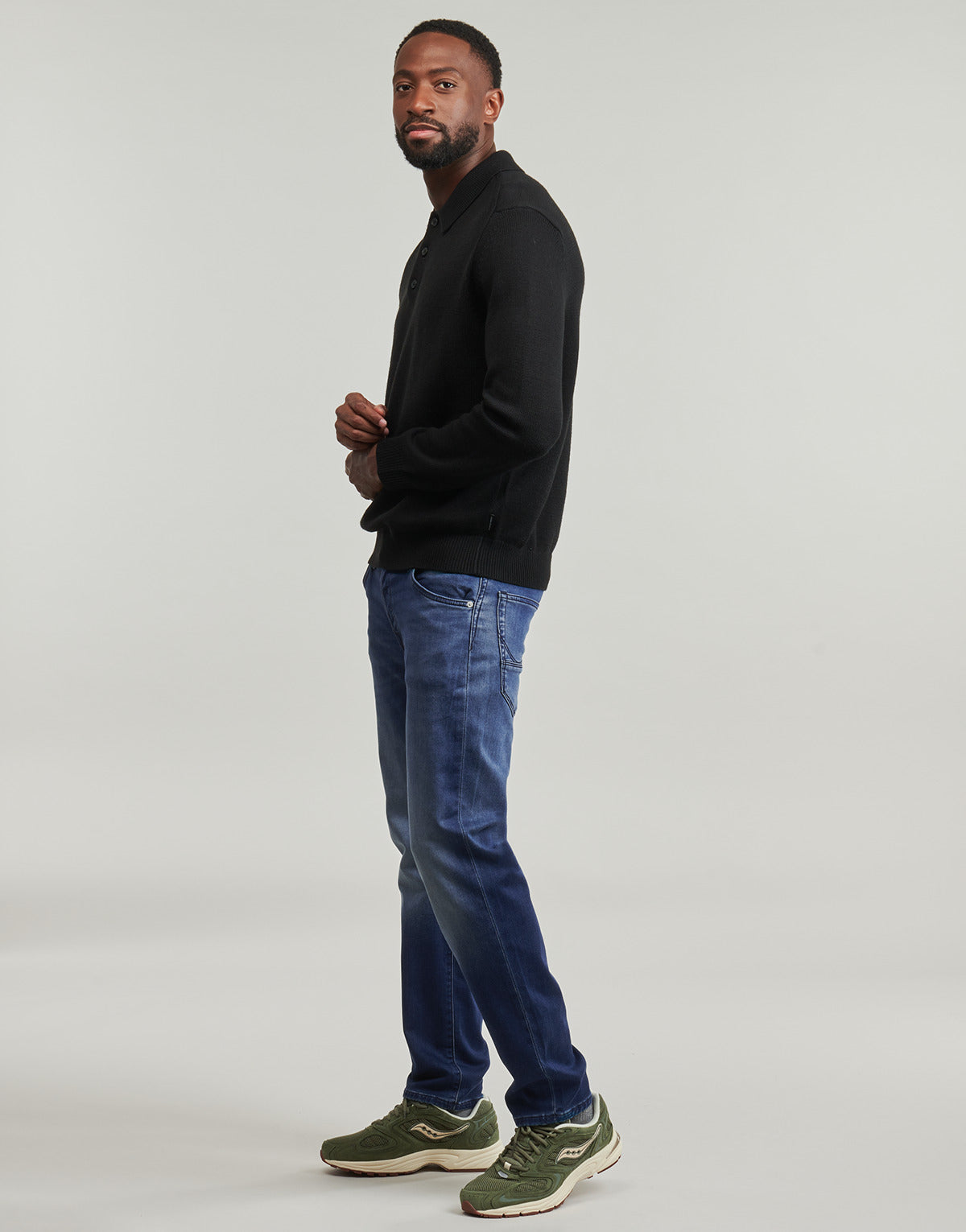 Jeans Uomo Jack & Jones  JJIMIKE JJFOX I.K. GE 424  Blu