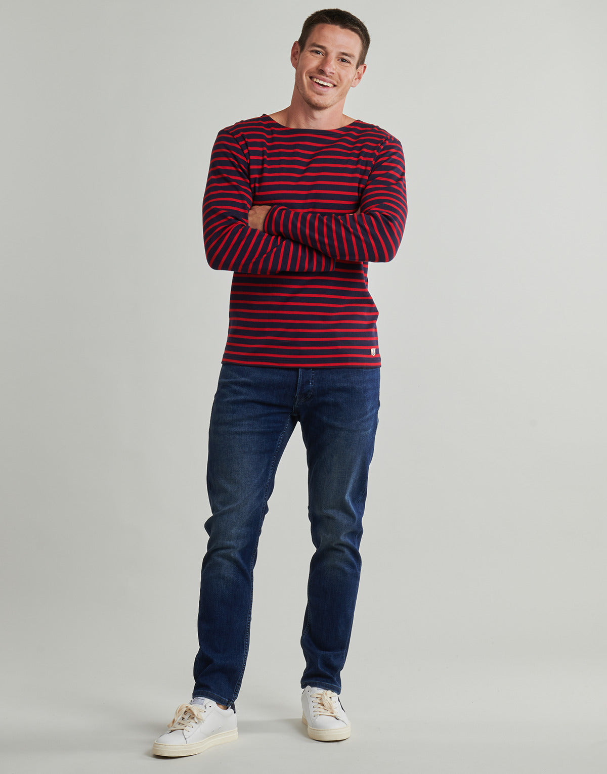 Jeans Slim Uomo Jack & Jones  JJIGLENN JJORIGINAL CB 820  Blu