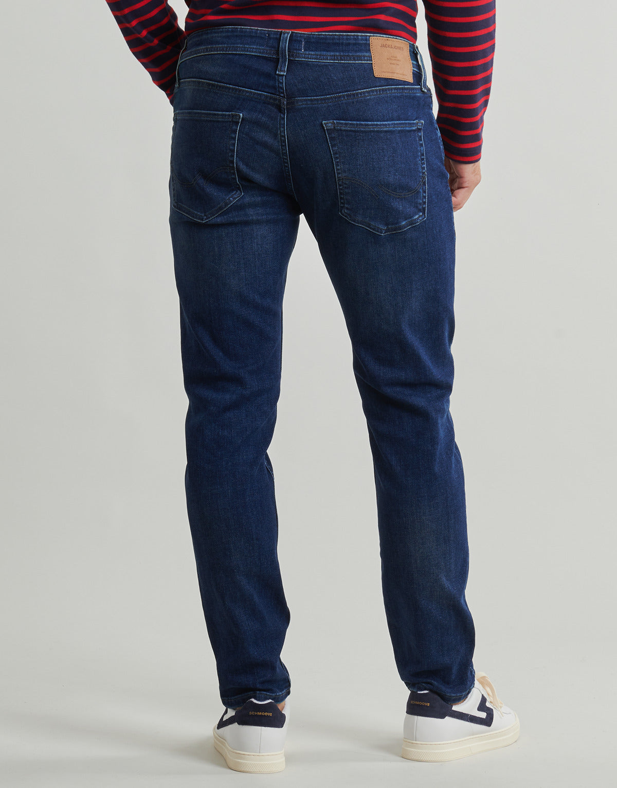 Jeans Slim Uomo Jack & Jones  JJIGLENN JJORIGINAL CB 820  Blu
