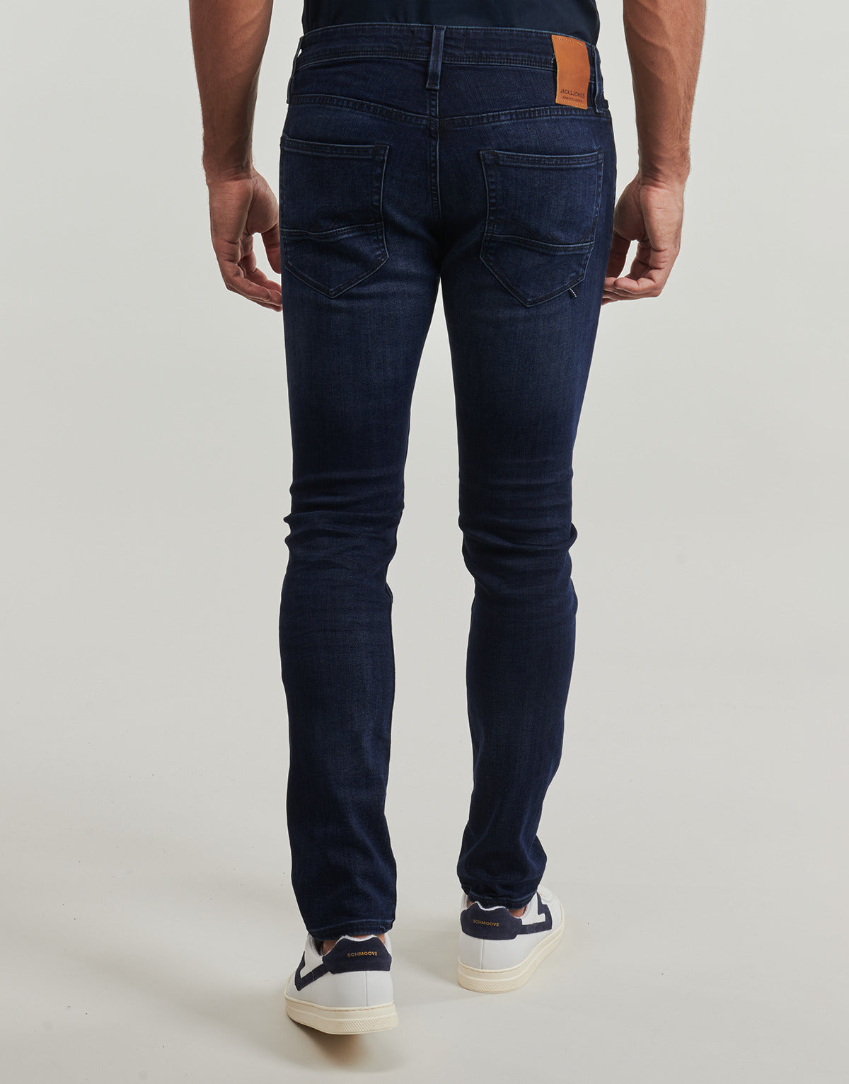 Jeans Slim Uomo Jack & Jones  JJIGLENN JJFOX 50SPS CB 104  Blu