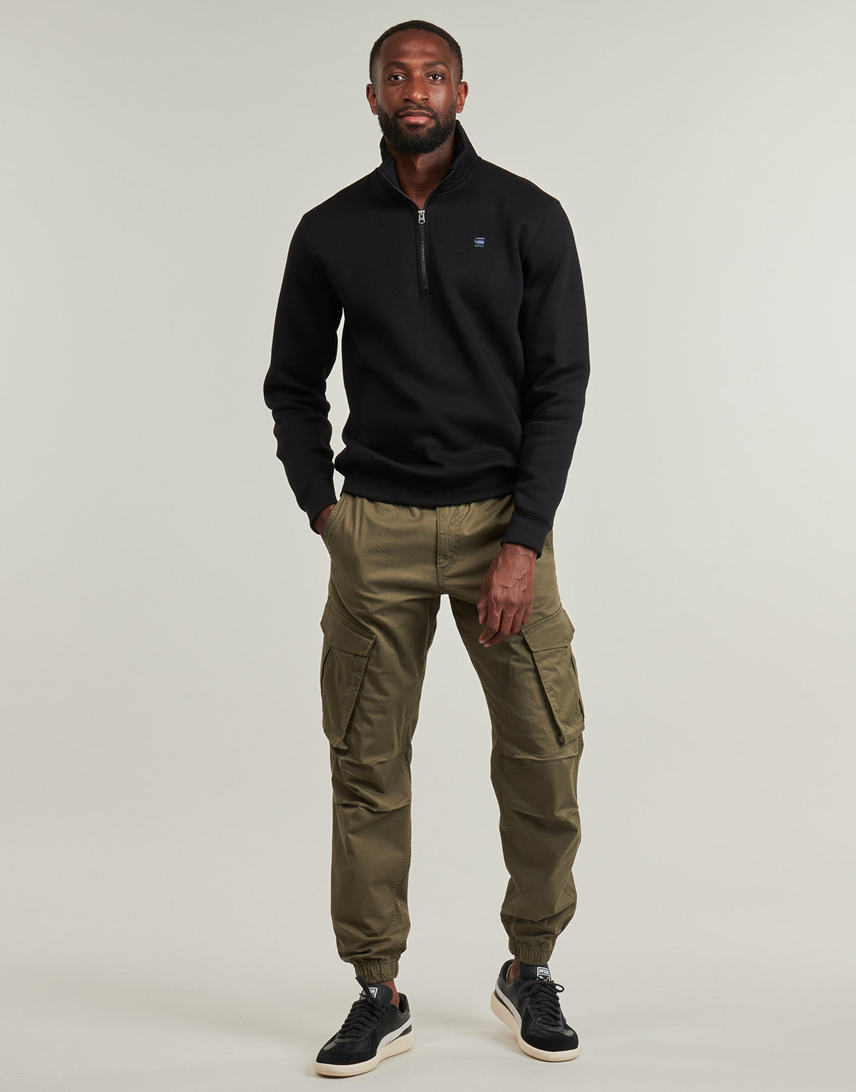 Pantalone Cargo Uomo Jack & Jones  JPSTKANE NOAH CUFFED CARGO  Kaki