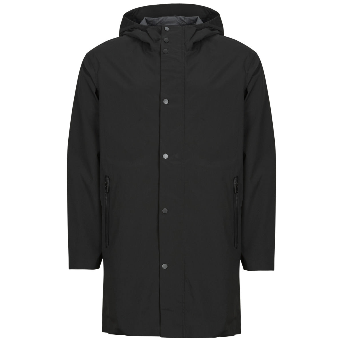 Parka Uomo Jack & Jones  JPRCCREAGAN TECH RAIN  Nero