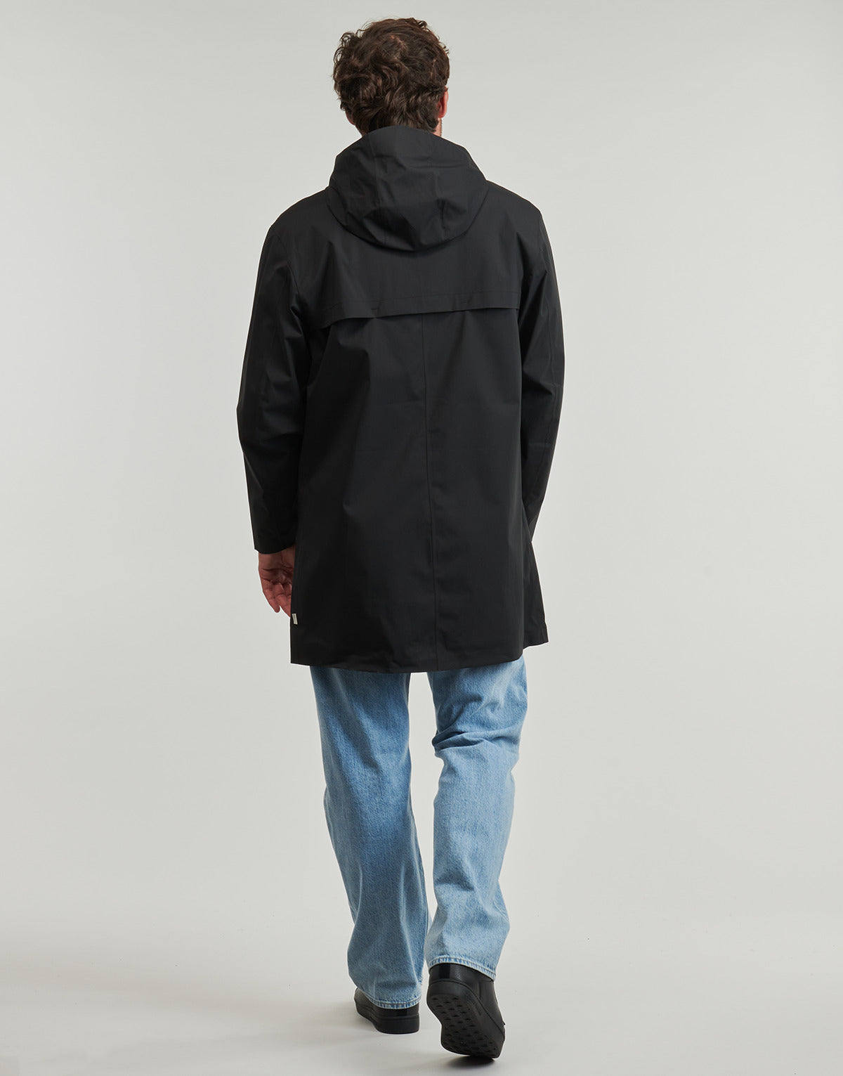 Parka Uomo Jack & Jones  JPRCCREAGAN TECH RAIN  Nero