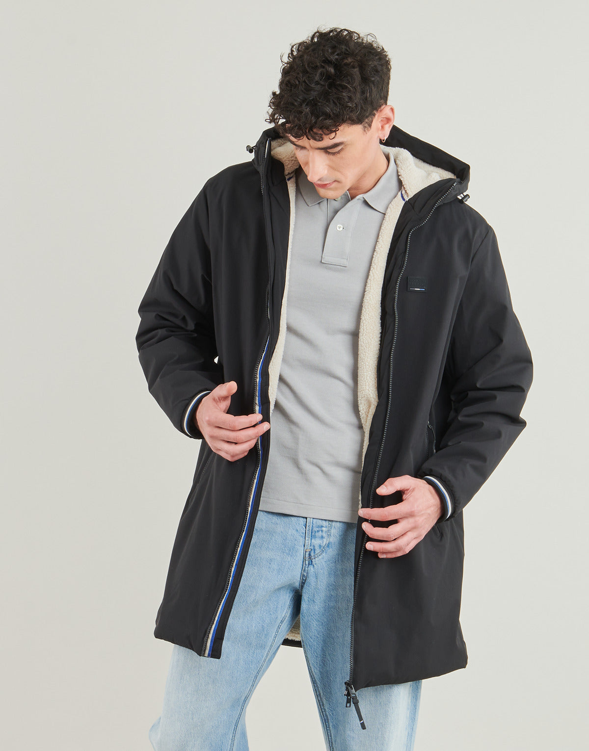 Parka Uomo Jack & Jones  JPRBLUALVES  Nero