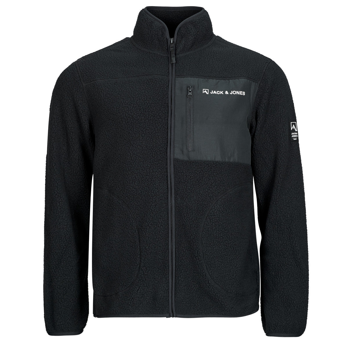 Felpa Uomo Jack & Jones  JJALPES TEDDY  Nero