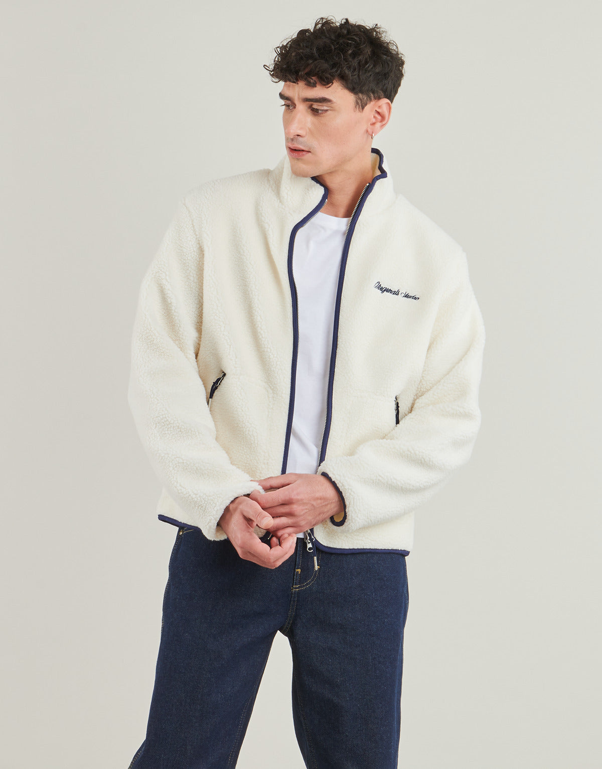 Felpa Uomo Jack & Jones  JORNORREBRO  Beige