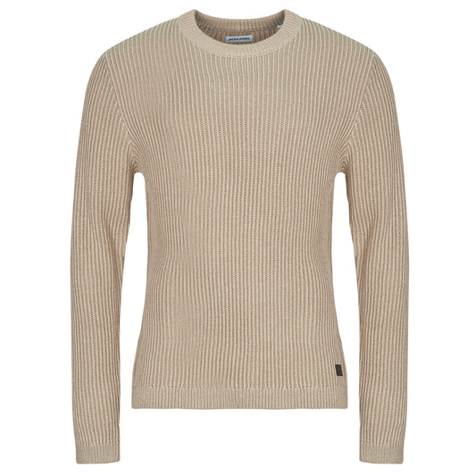 Maglione Uomo Jack & Jones  JJEDOVER KNIT CREW NECK  Beige