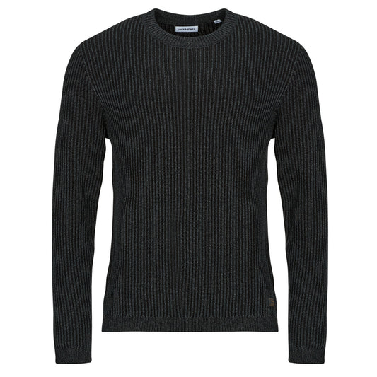 Maglione Uomo Jack & Jones  JJEDOVER KNIT CREW NECK  Nero