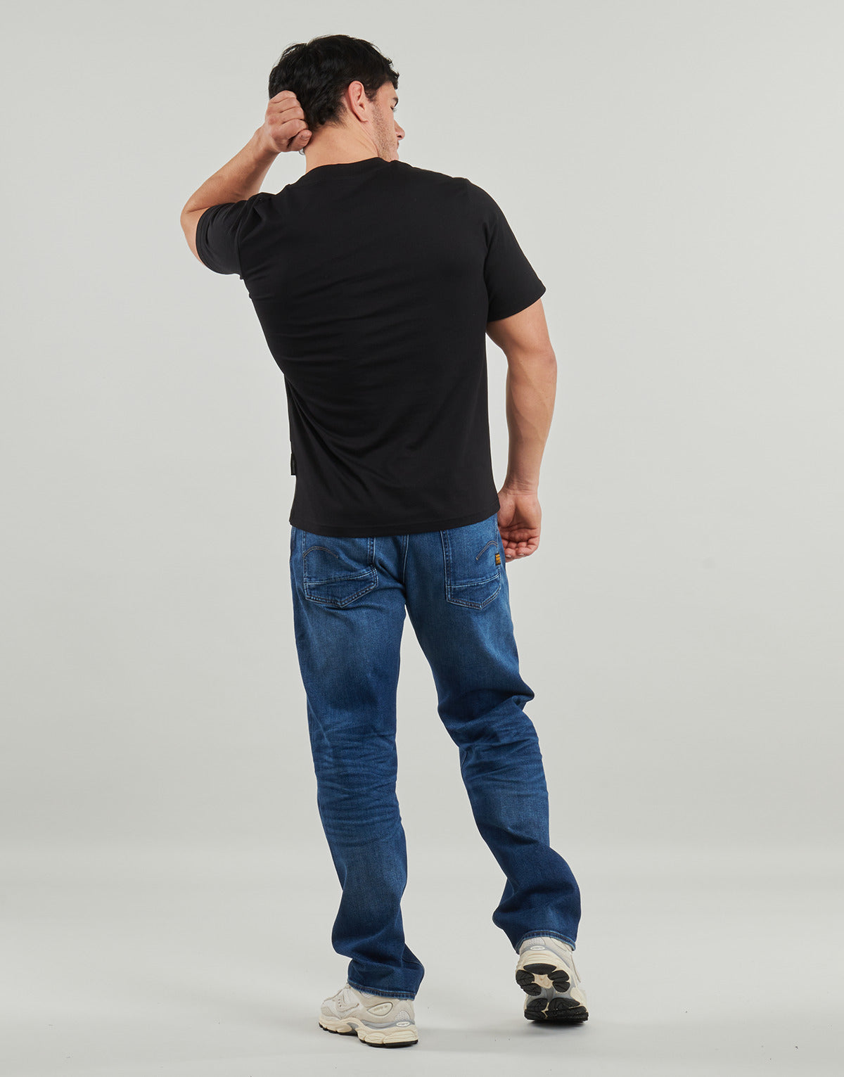 T-shirt Uomo Jack & Jones  JCOGRID BRANDING  Nero