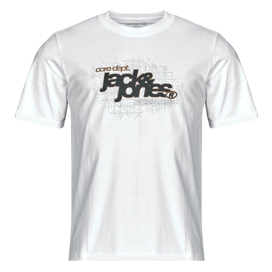 T-shirt Uomo Jack & Jones  JCOGRID BRANDING  Bianco