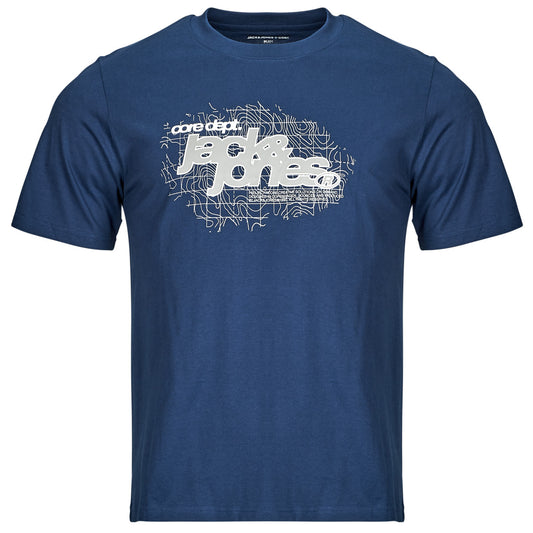 T-shirt Uomo Jack & Jones  JCOGRID BRANDING  Blu
