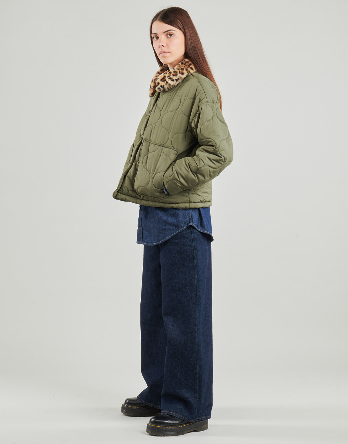 Giubbotto Donna Noisy May  NMHOLLY  Kaki