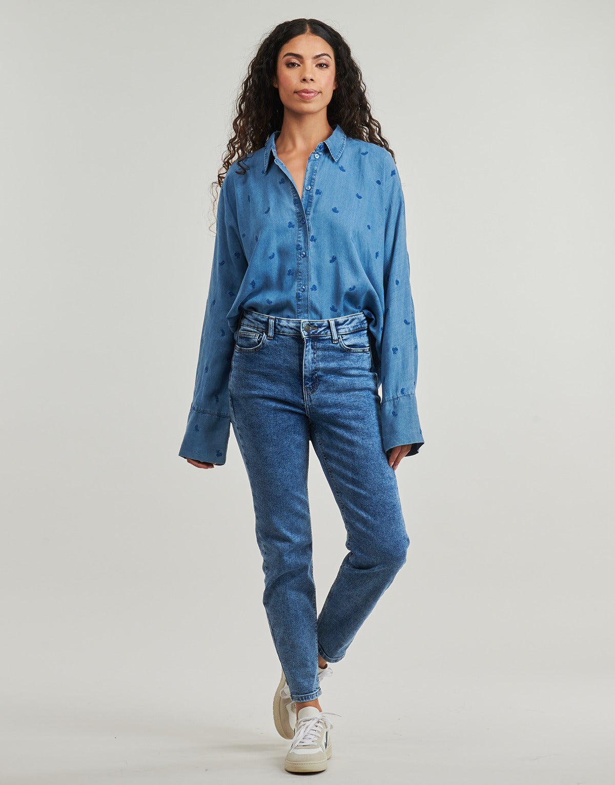 Jeans Donna Noisy May  NMMONI   Blu