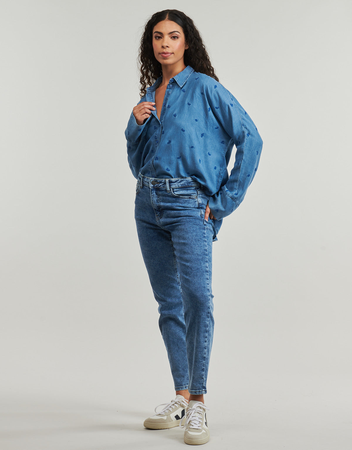 Jeans Donna Noisy May  NMMONI   Blu
