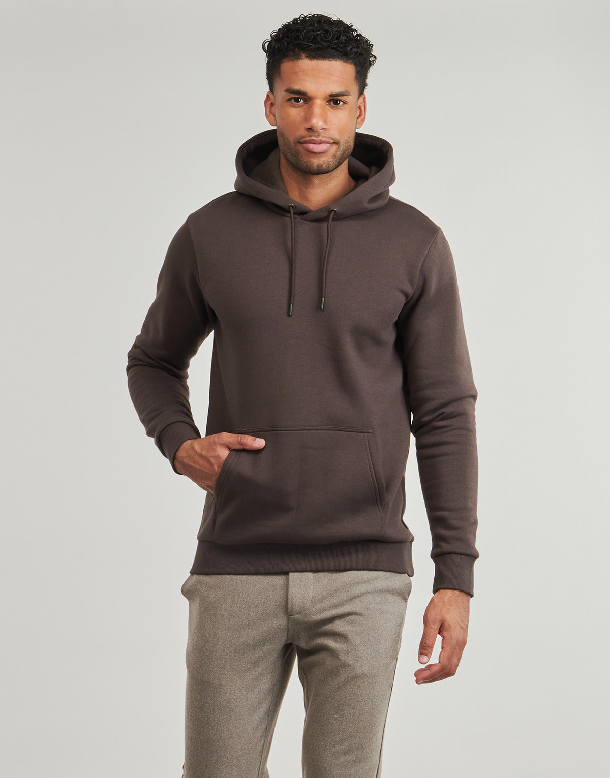 Felpa Uomo Only & Sons   ONSCERES HOODIE  Marrone