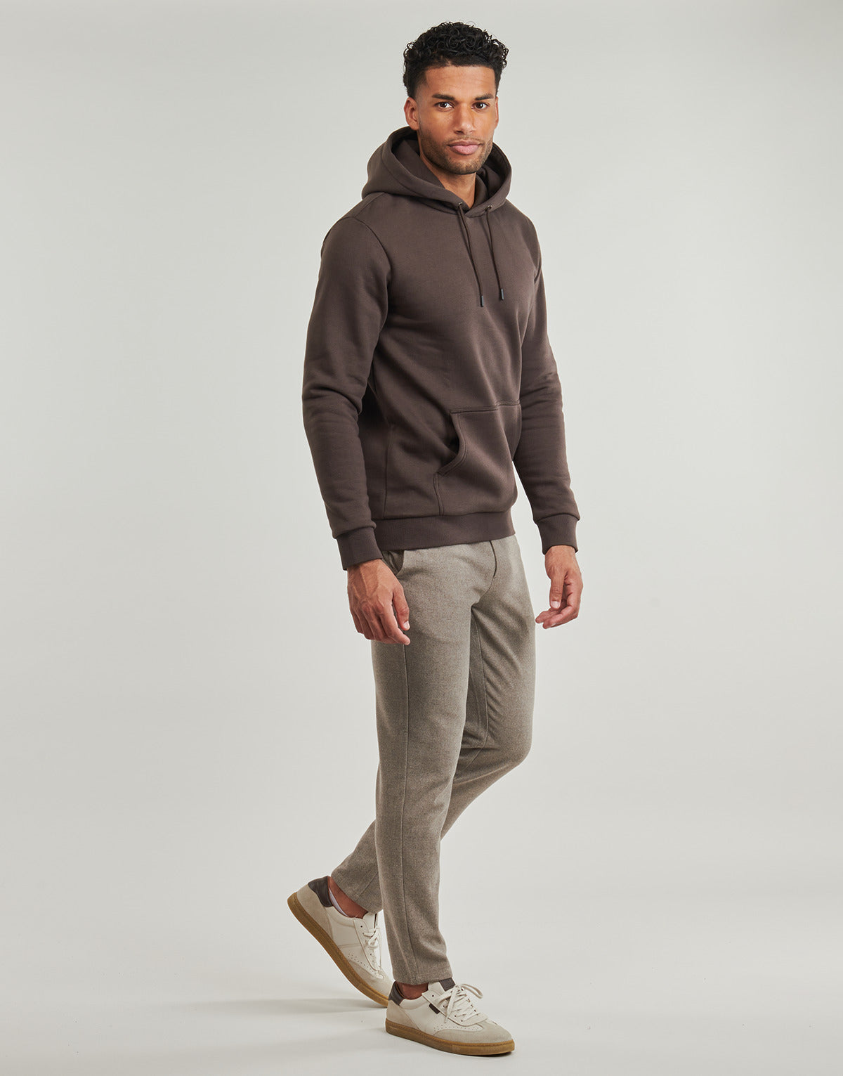 Felpa Uomo Only & Sons   ONSCERES HOODIE  Marrone