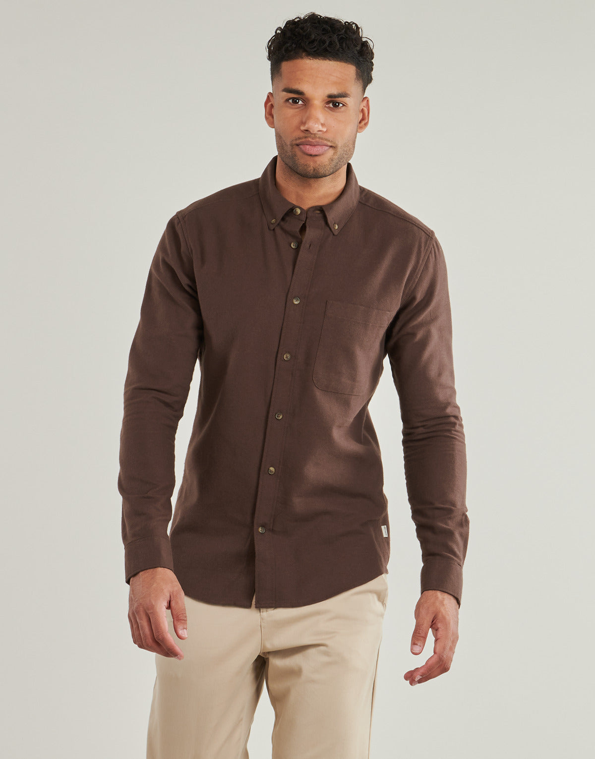 Camicia a maniche lunghe Uomo Only & Sons   ONSGUDMUND   Marrone