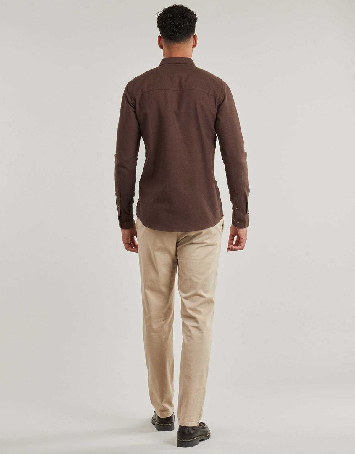 Camicia a maniche lunghe Uomo Only & Sons ONSGUDMUND Marrone