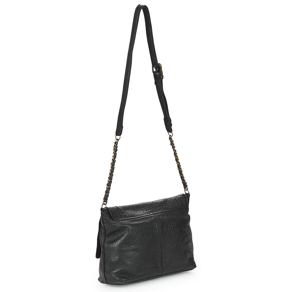 Borsa a tracolla Donna Pieces  PCFELIZIA LEATHER LARGE CROSS BODY  Nero