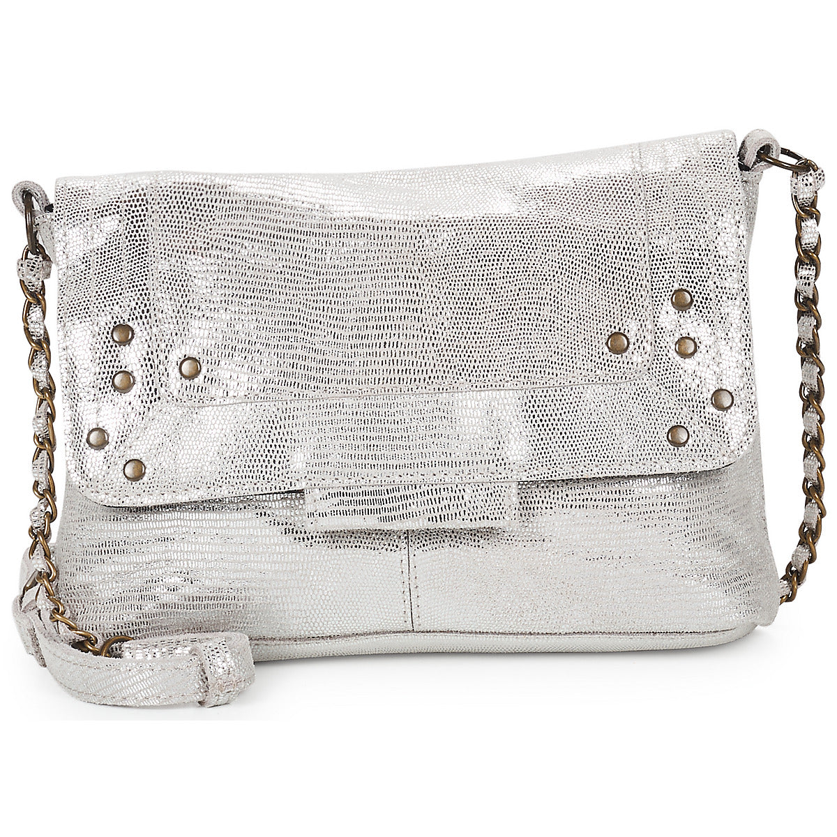 Borsa a tracolla Donna Pieces  PCFELIZIA  Argento