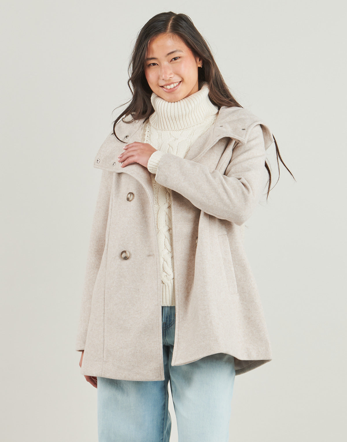 Mantella Donna Vero Moda  VMFORTUNESHILA   Beige