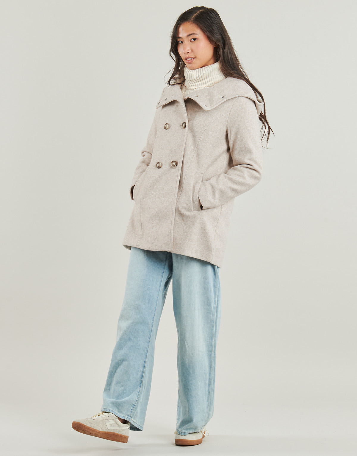 Mantella Donna Vero Moda  VMFORTUNESHILA   Beige