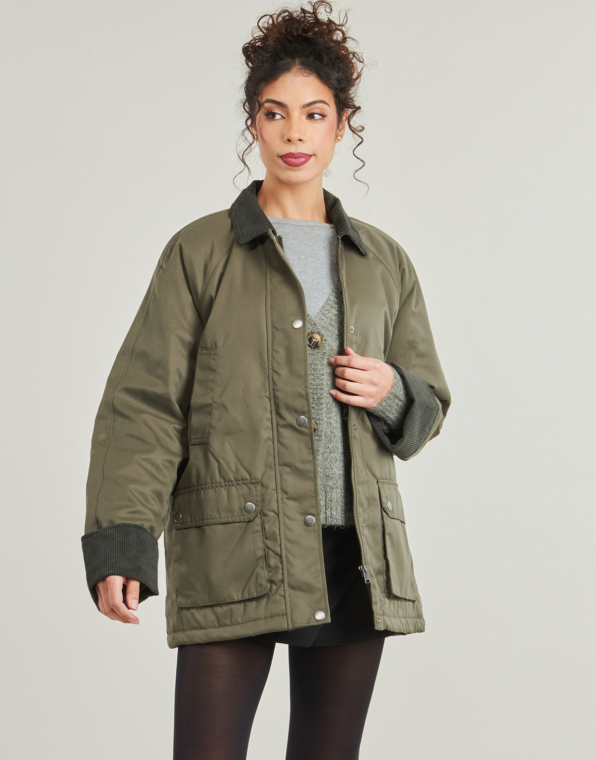 Giubbotto Donna Vero Moda  VMWALES   Kaki