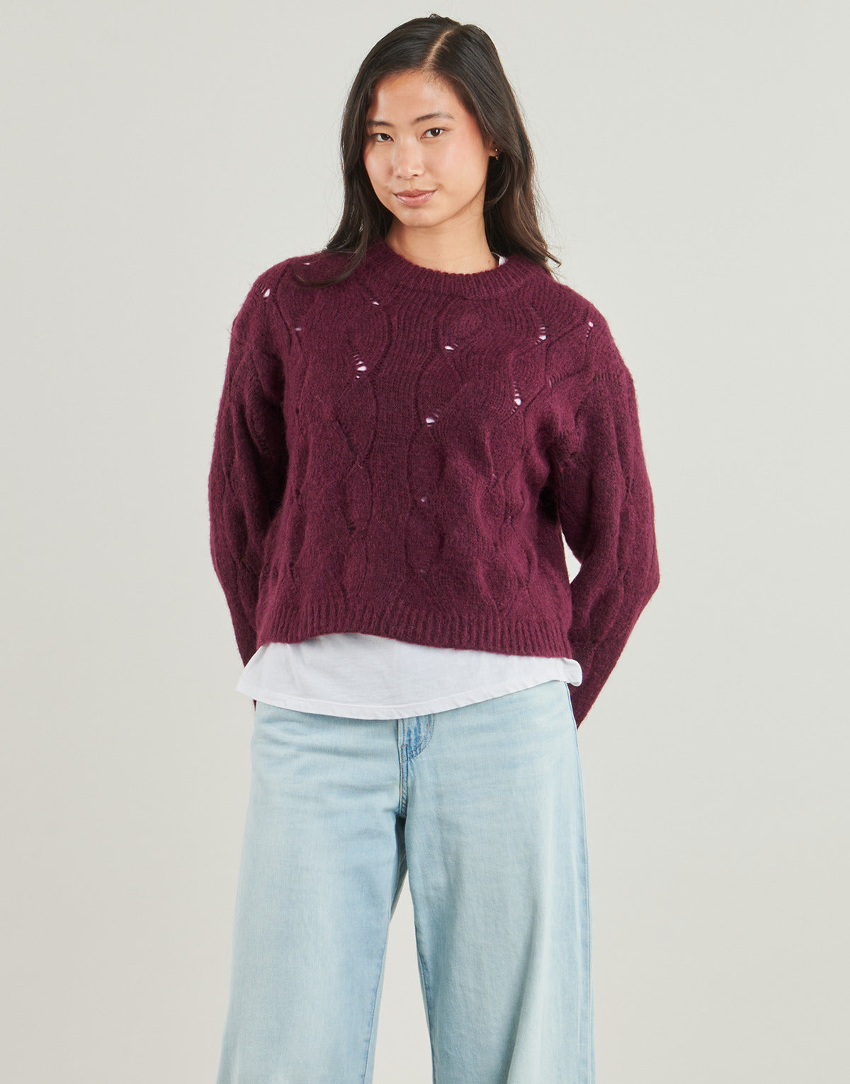 Maglione Donna Vero Moda  VMNEWLINA   Rosso