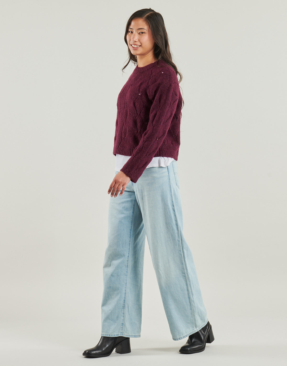 Maglione Donna Vero Moda  VMNEWLINA   Rosso