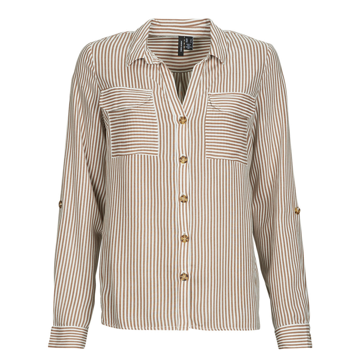 Camicetta Donna Vero Moda VMBUMPY Marrone