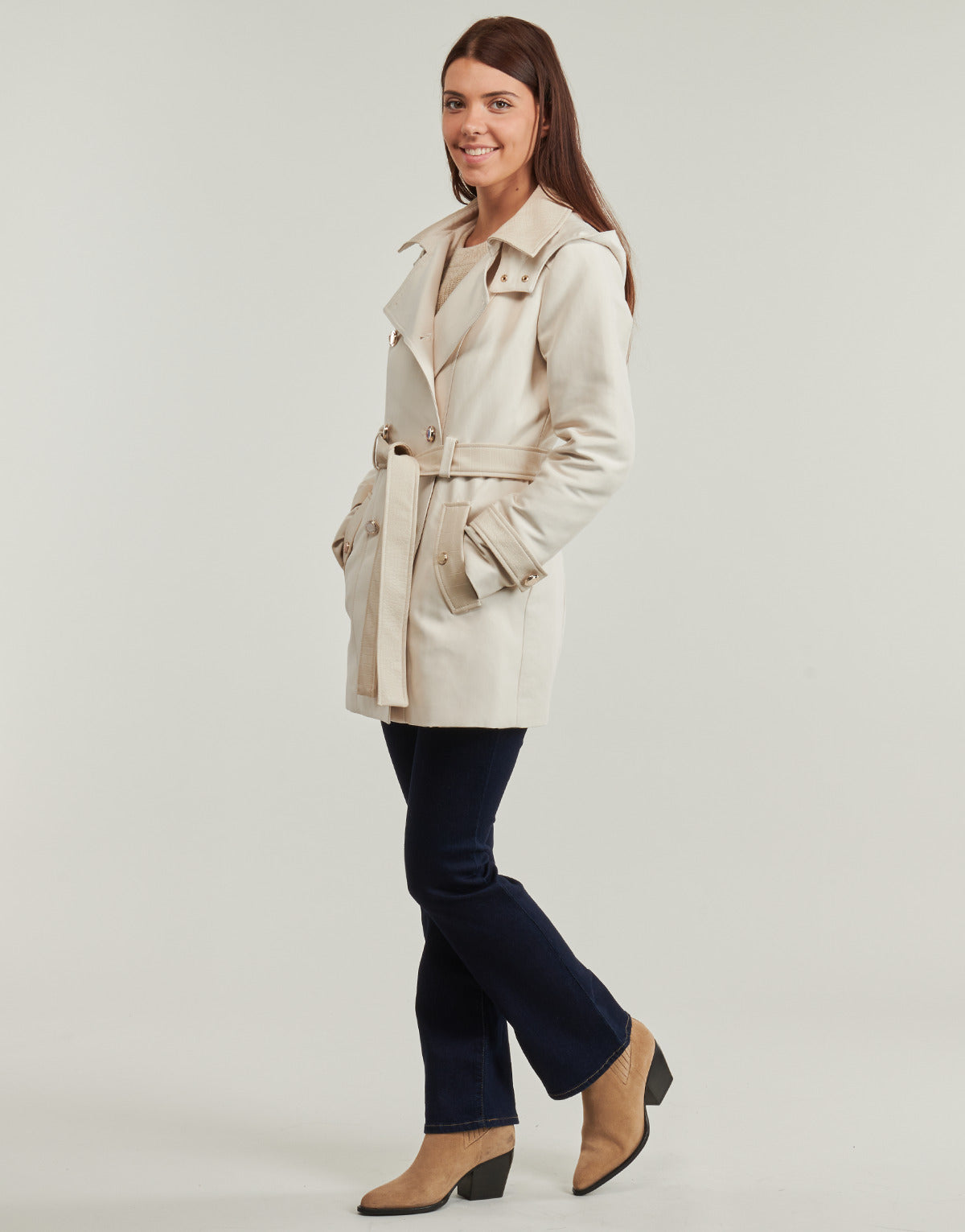 Trench Donna Morgan  GZIMA  Beige