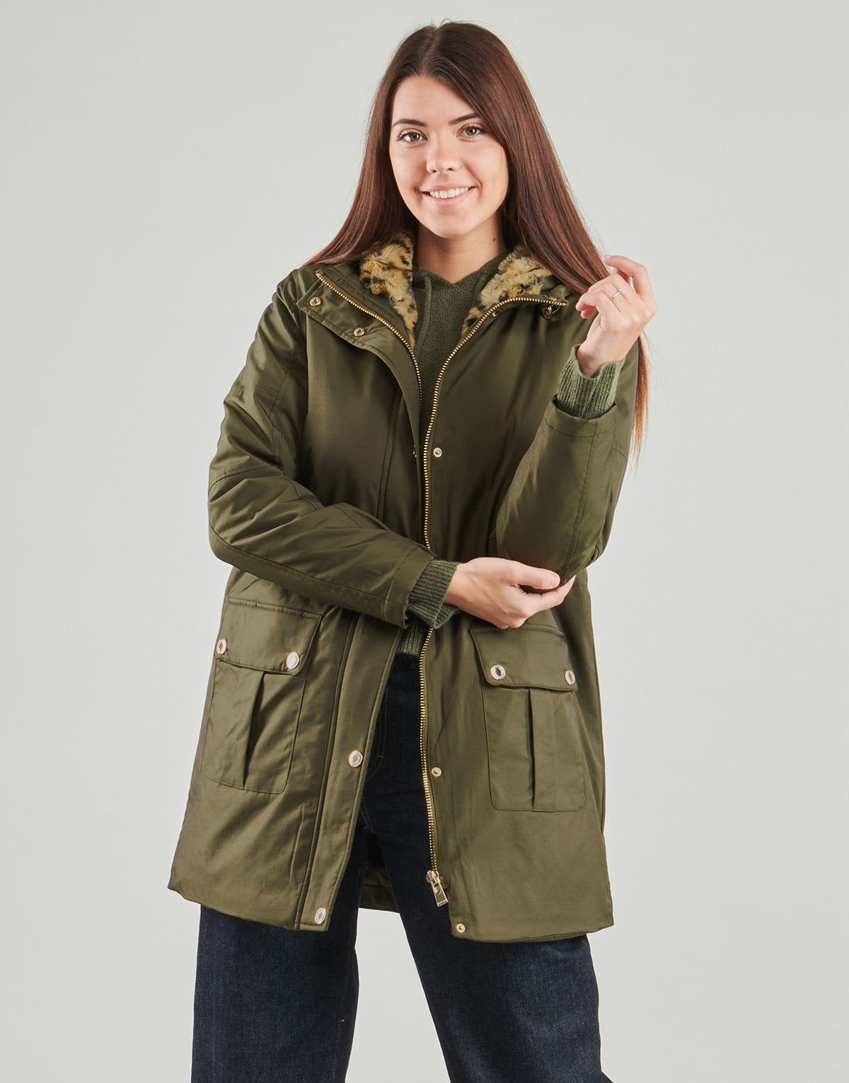 Parka Donna Morgan  GOZEL  Kaki