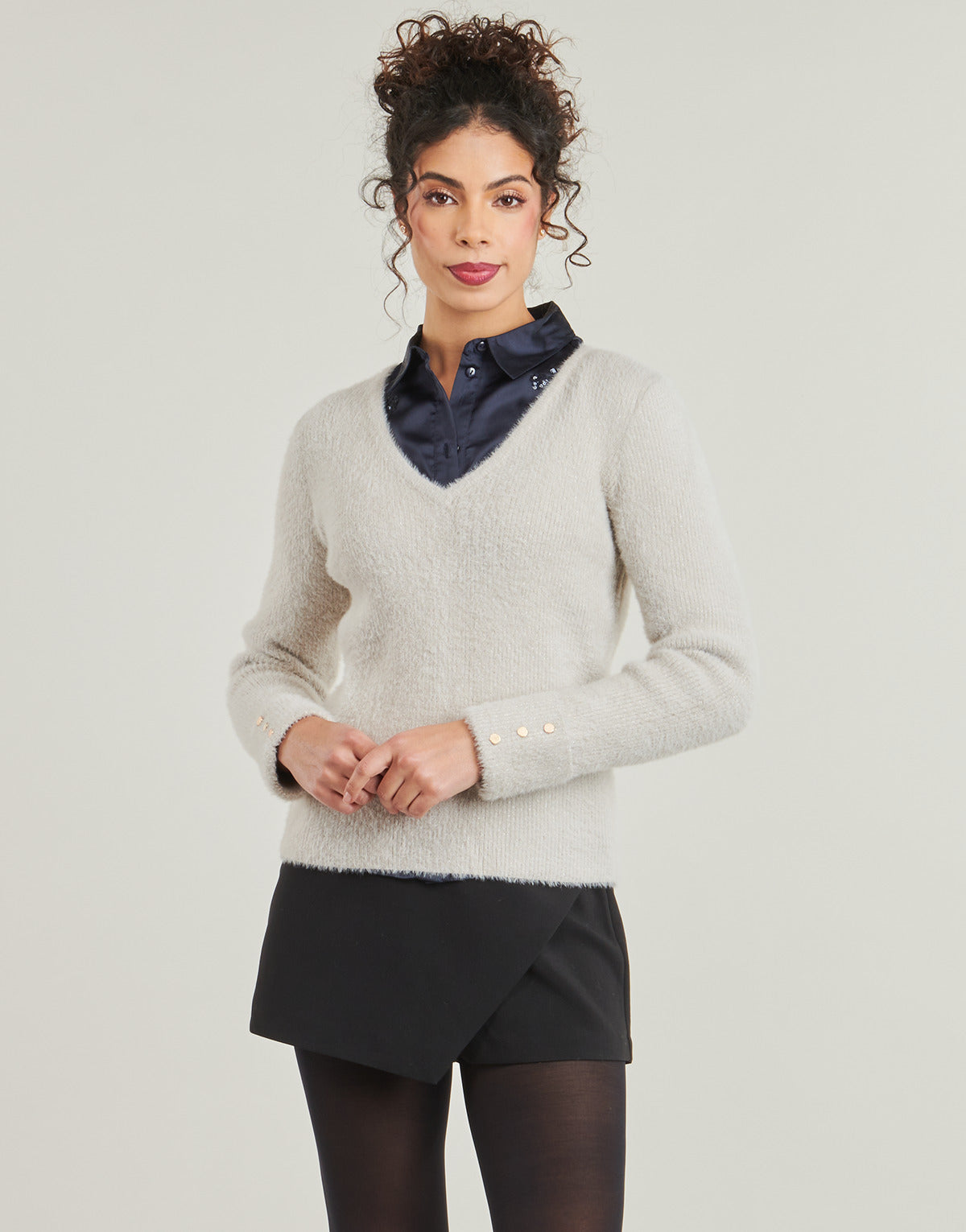 Maglione Donna Morgan  MVOOVE1  Grigio